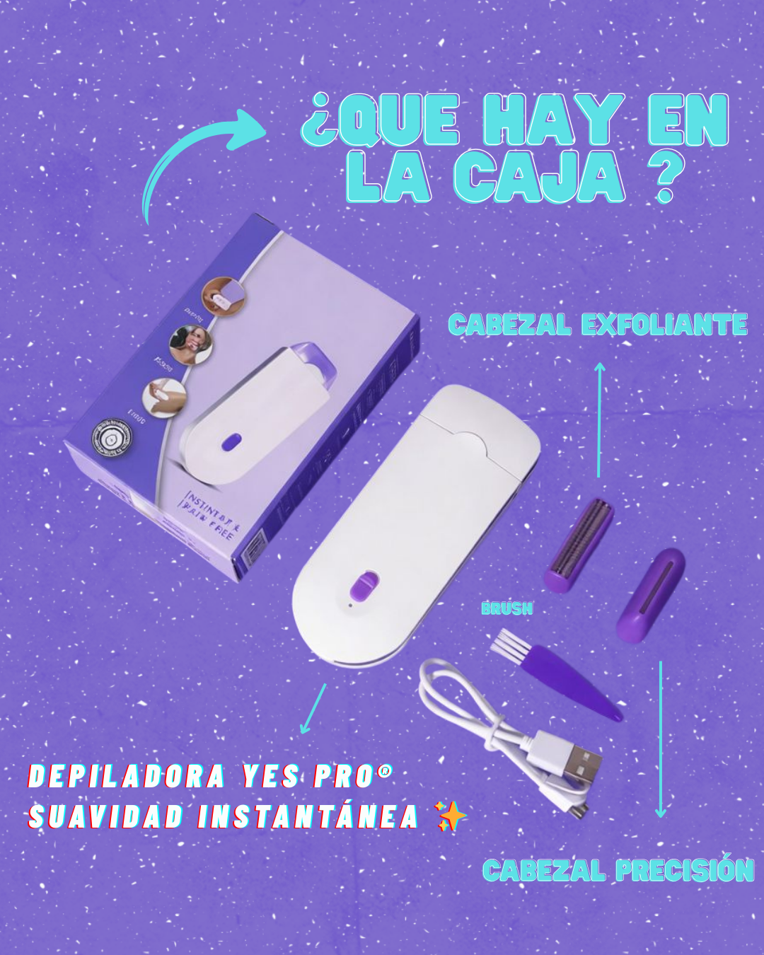Depiladora YES Pro®  Suavidad Instantánea ✨