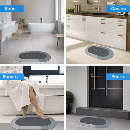 ✅ 🚿 DryStep Pro® – Alfombra Antideslizante Secado Instantáneo | Piso Seco en Segundos
